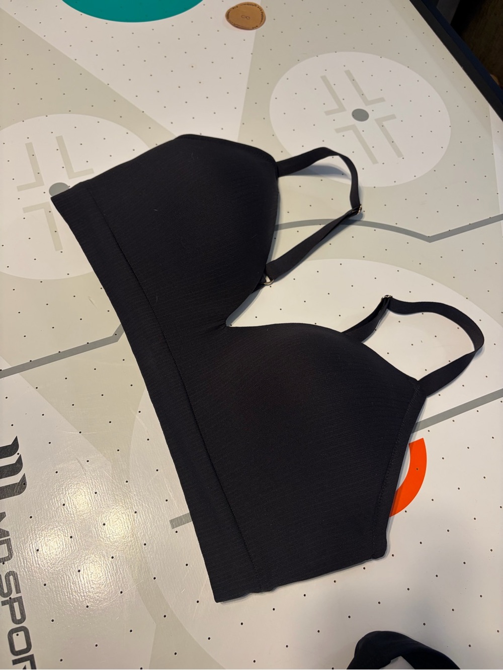 Everyday Black Seamless Bra with Light Support